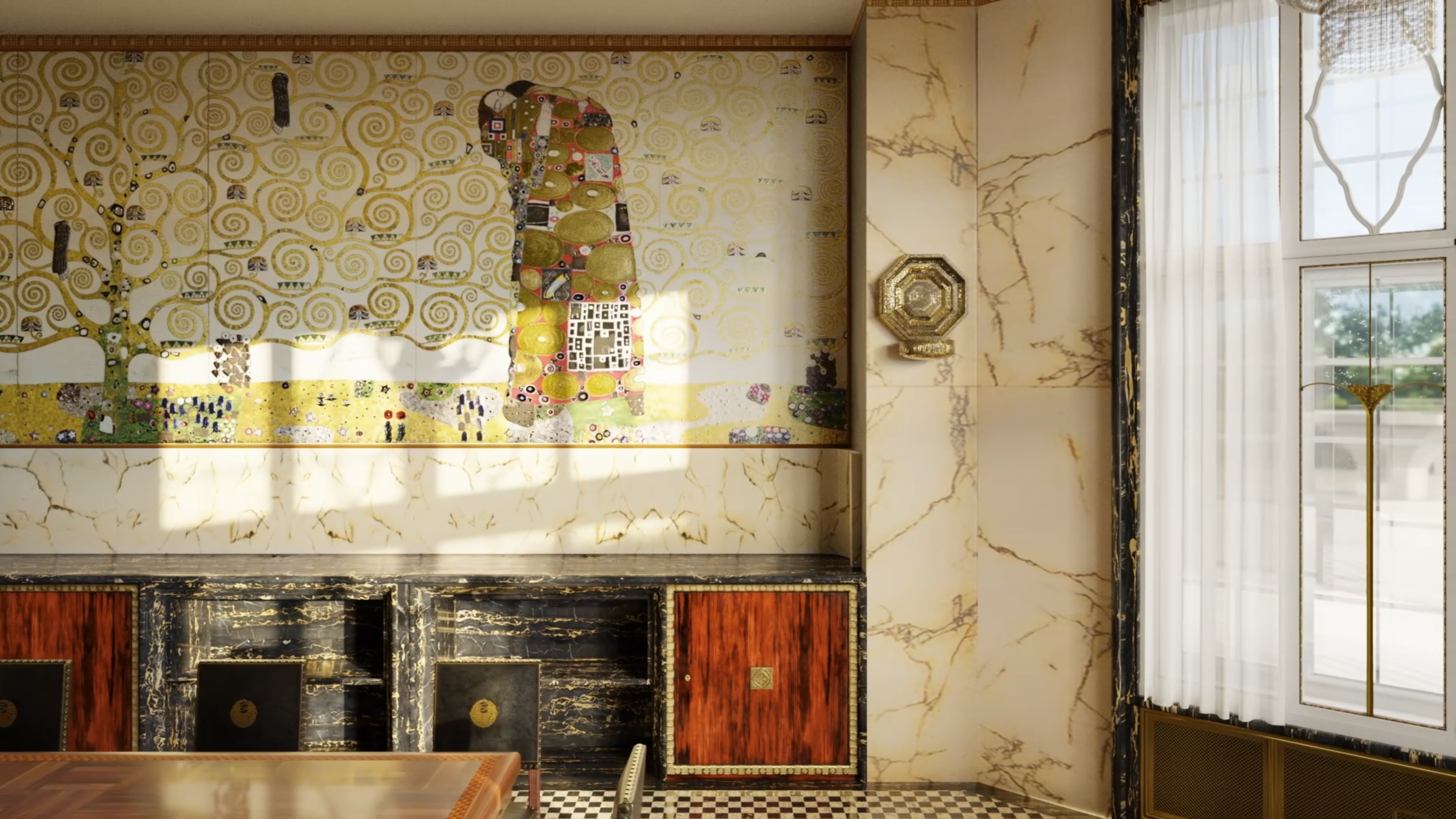 Palais Stoclet. 3D restitution hypothesis of the state of 1911, 2020-2024